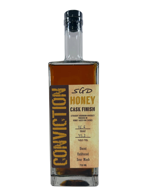 Conviction Honey Barrel Finish Straight Bourbon Whiskey 750ml