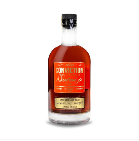 Conviction Naranja Cask Finish Straight Bourbon Whiskey 750ml