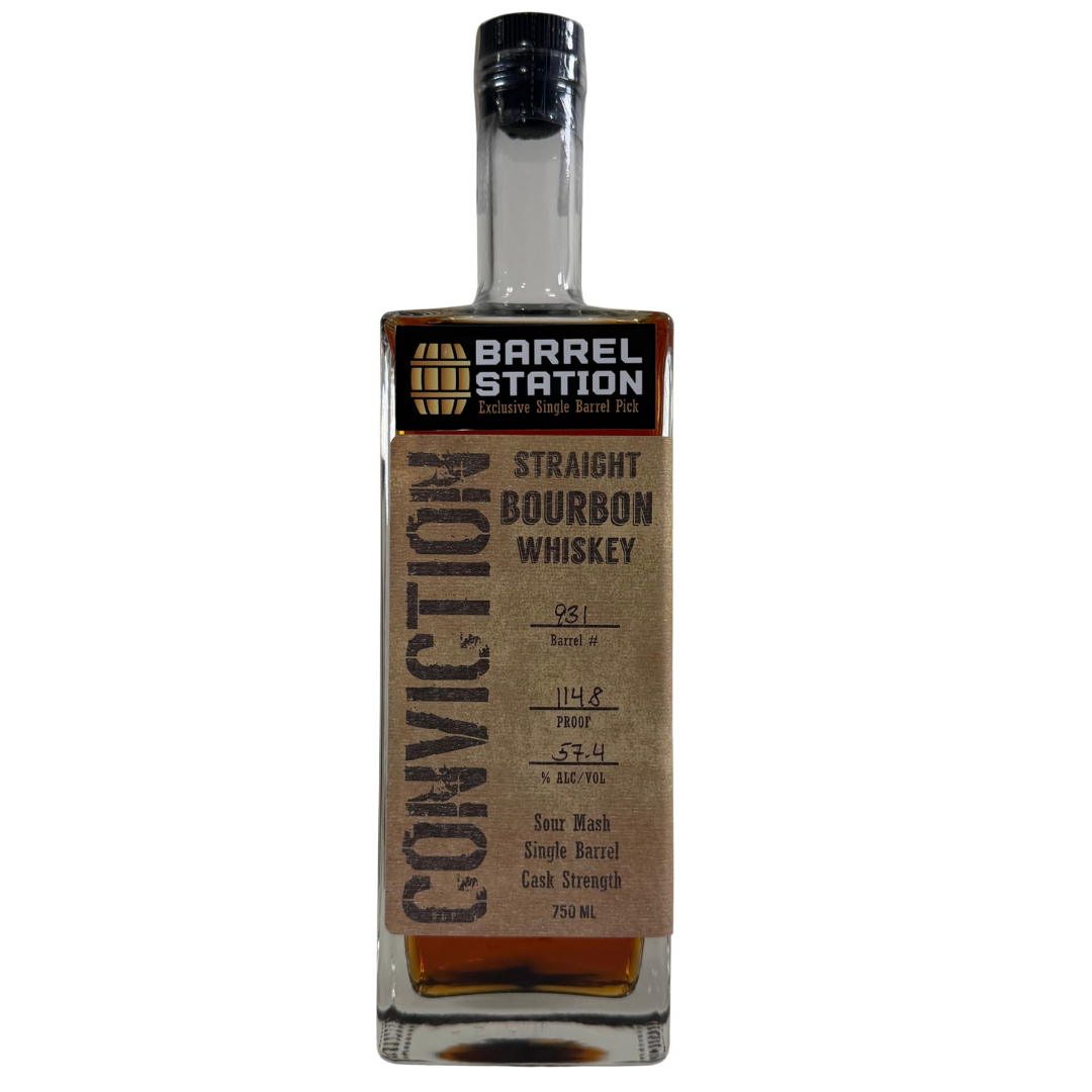 Conviction x Barrel Station 6 Year Old Single Barrel Straight Bourbon Whiskey